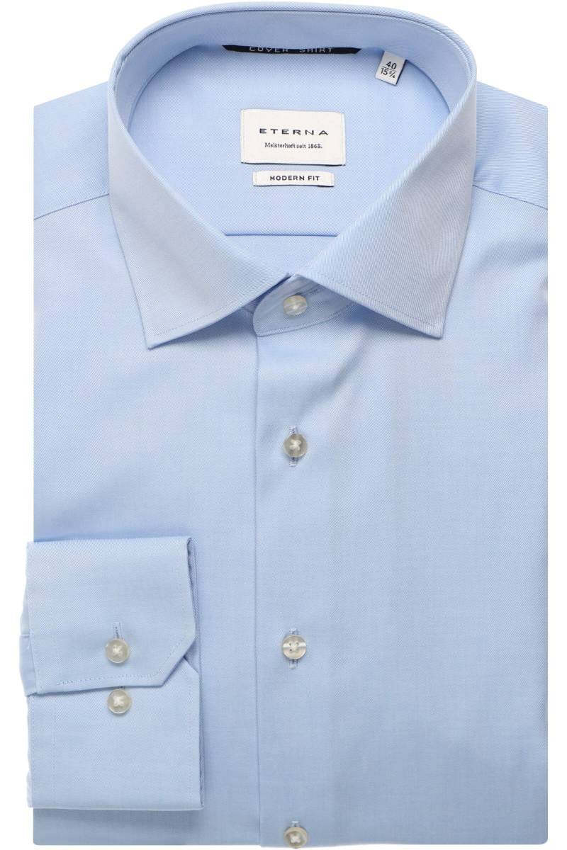 ETERNA Cover Shirt Modern Fit Hemd hellblau, Einfarbig