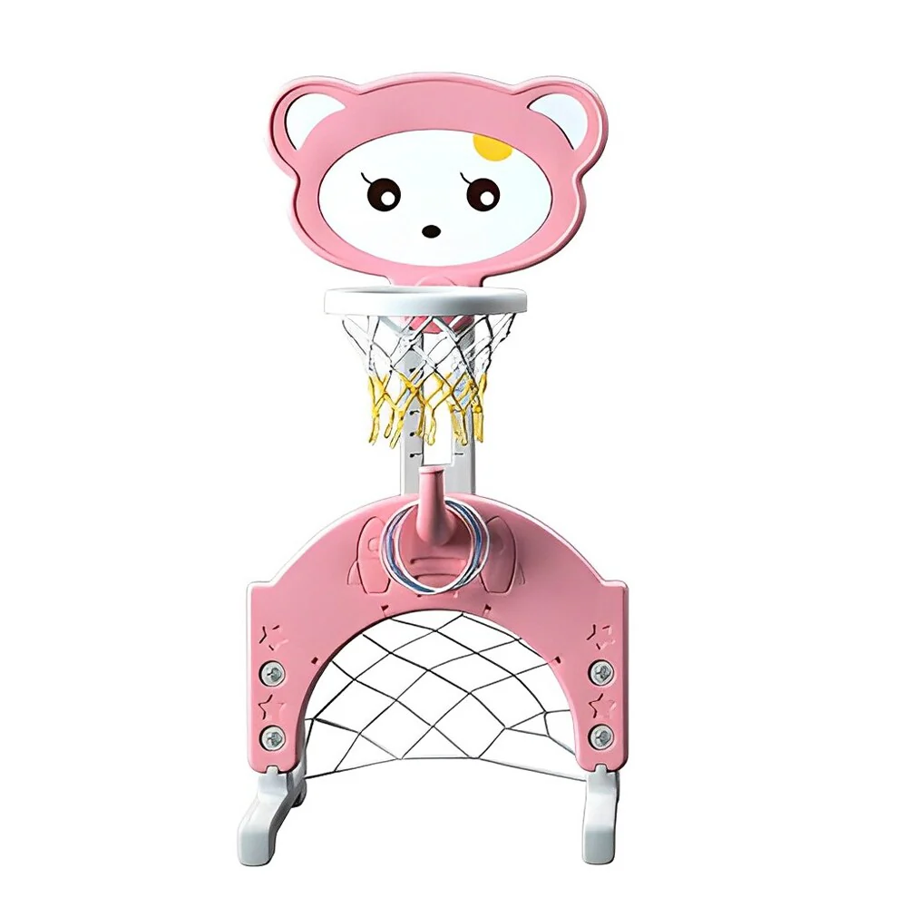 Kids Toddler Basketball Stand Ultimate 3-in-1 Indoor Activity Center
