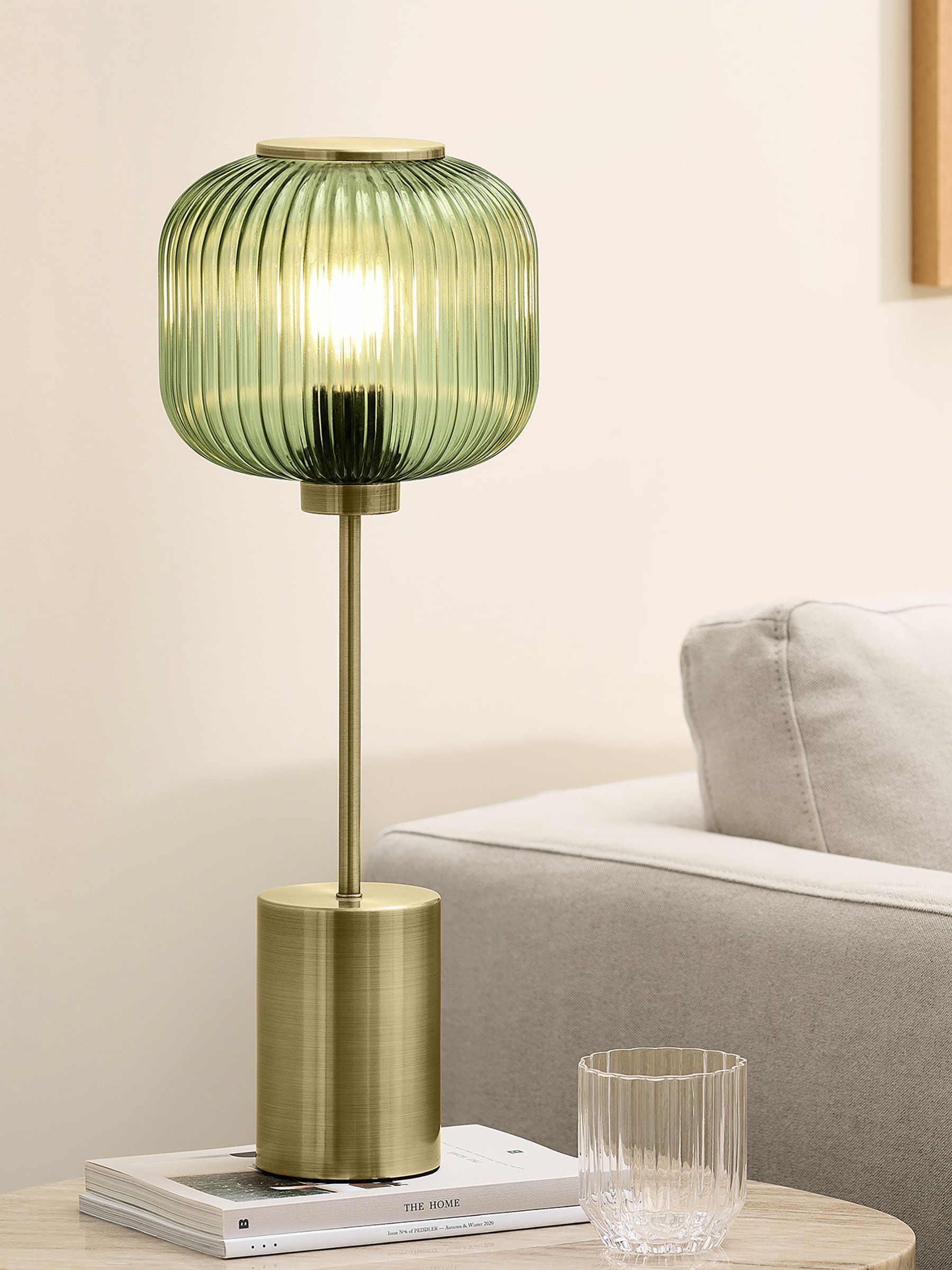 Large Briz Table Lamp in Green