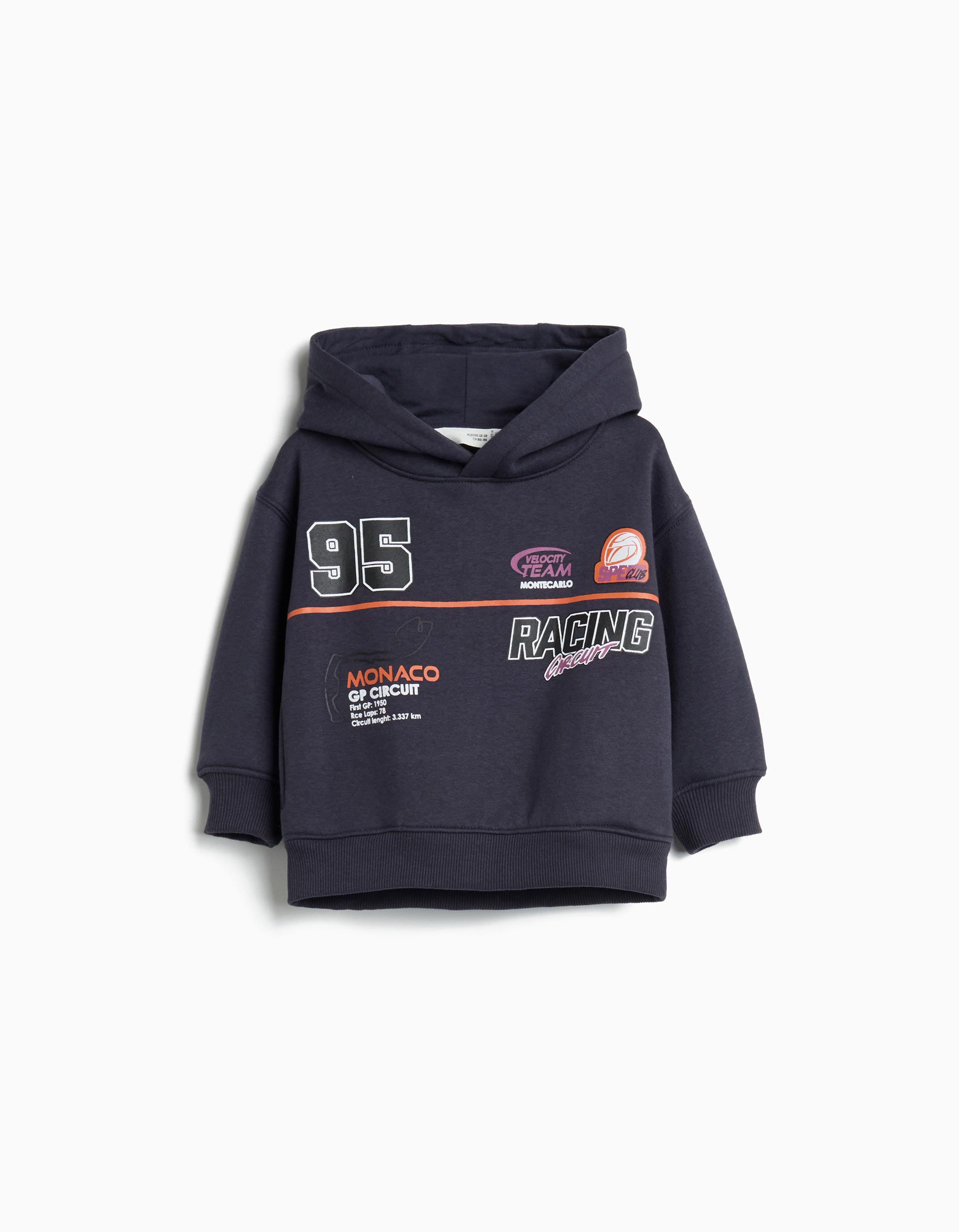 Sweatshirt com Capuz, Menino, Azul Escuro