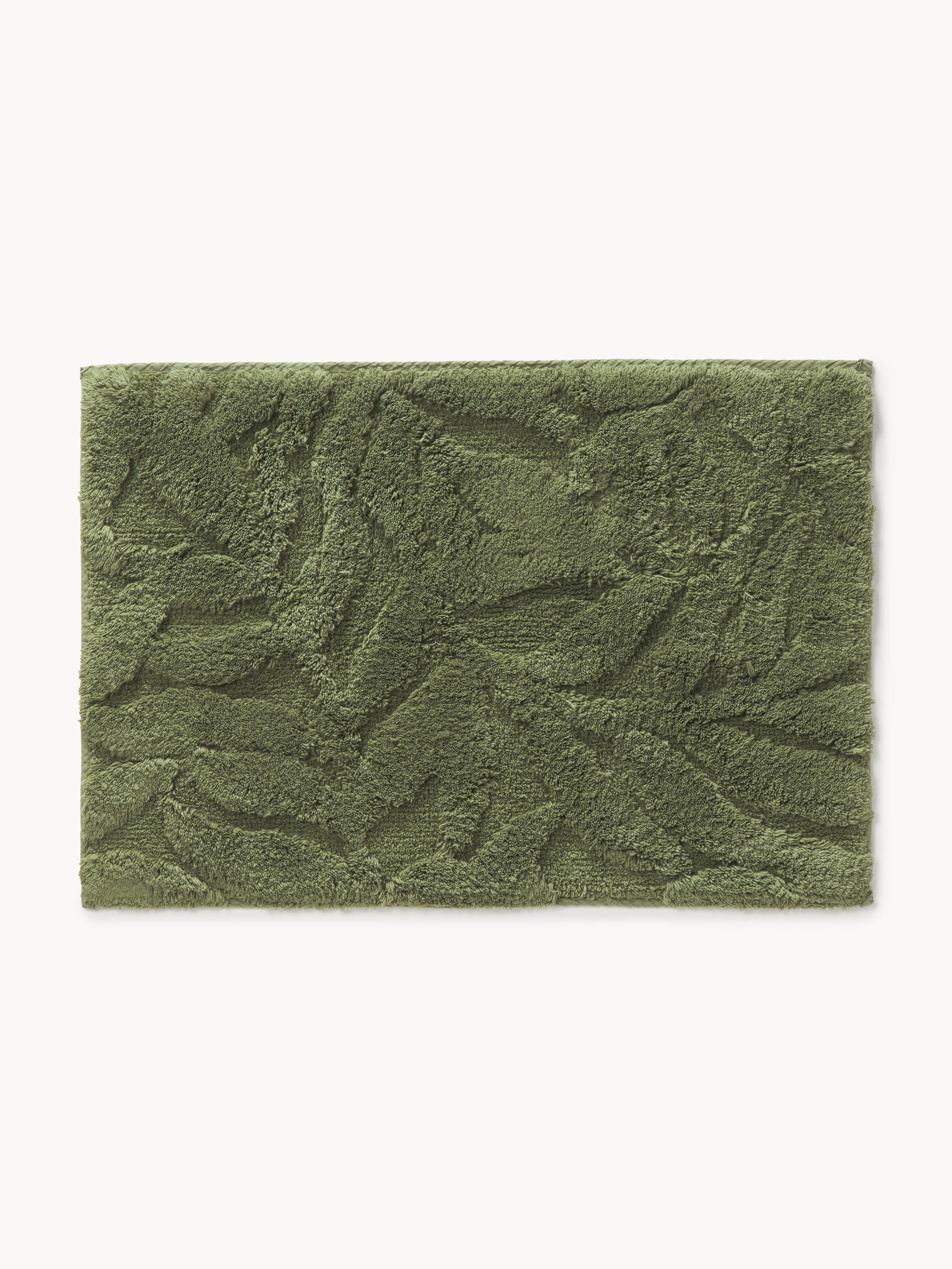 Hoch-Tief-Badematte Leaf, rutschfest
