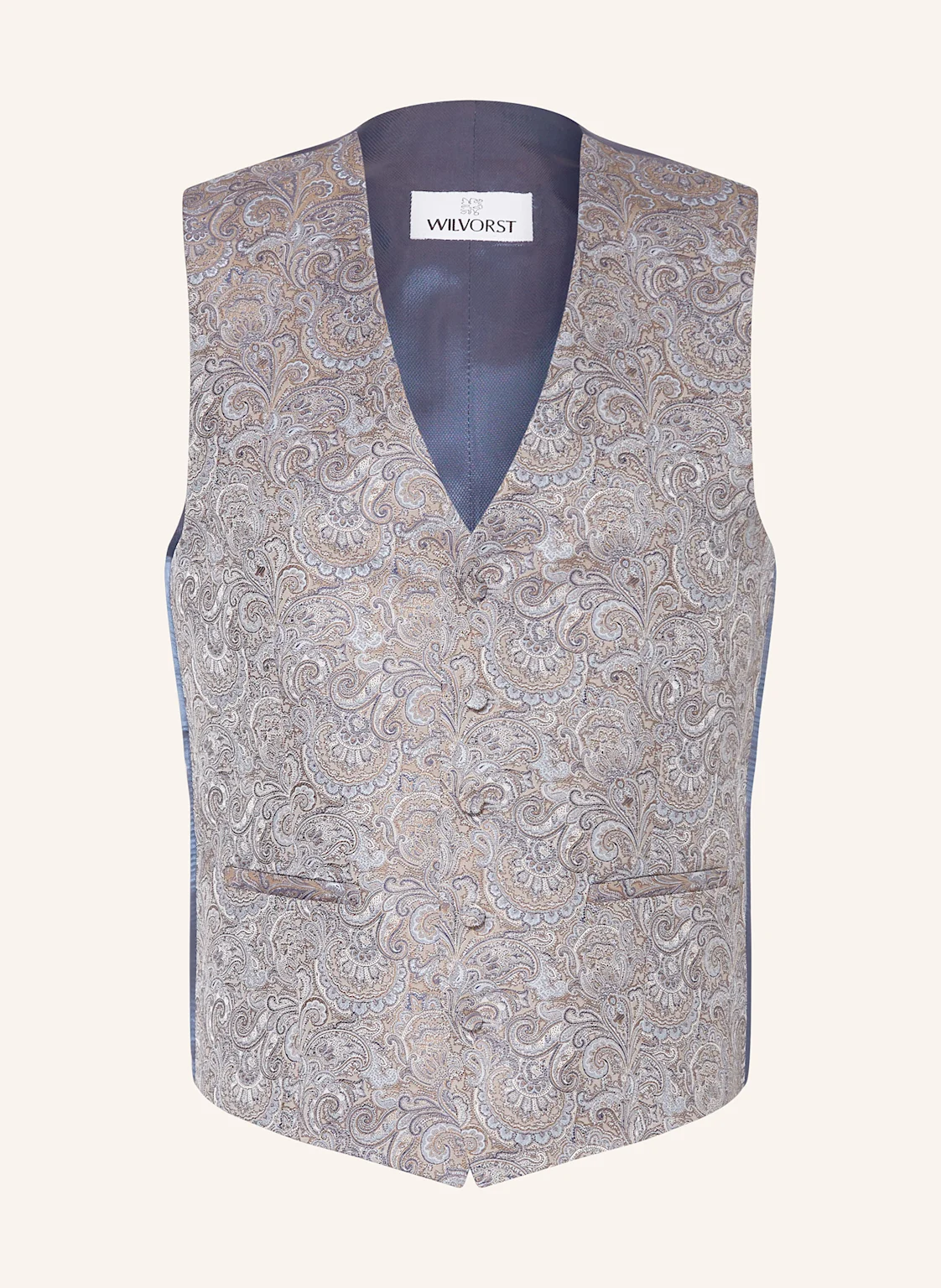 WILVORST Anzugweste Extra Slim Fit