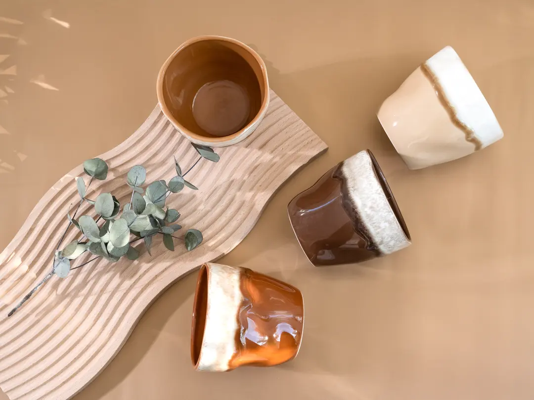 Becher 4er-Set Mocha Mousse