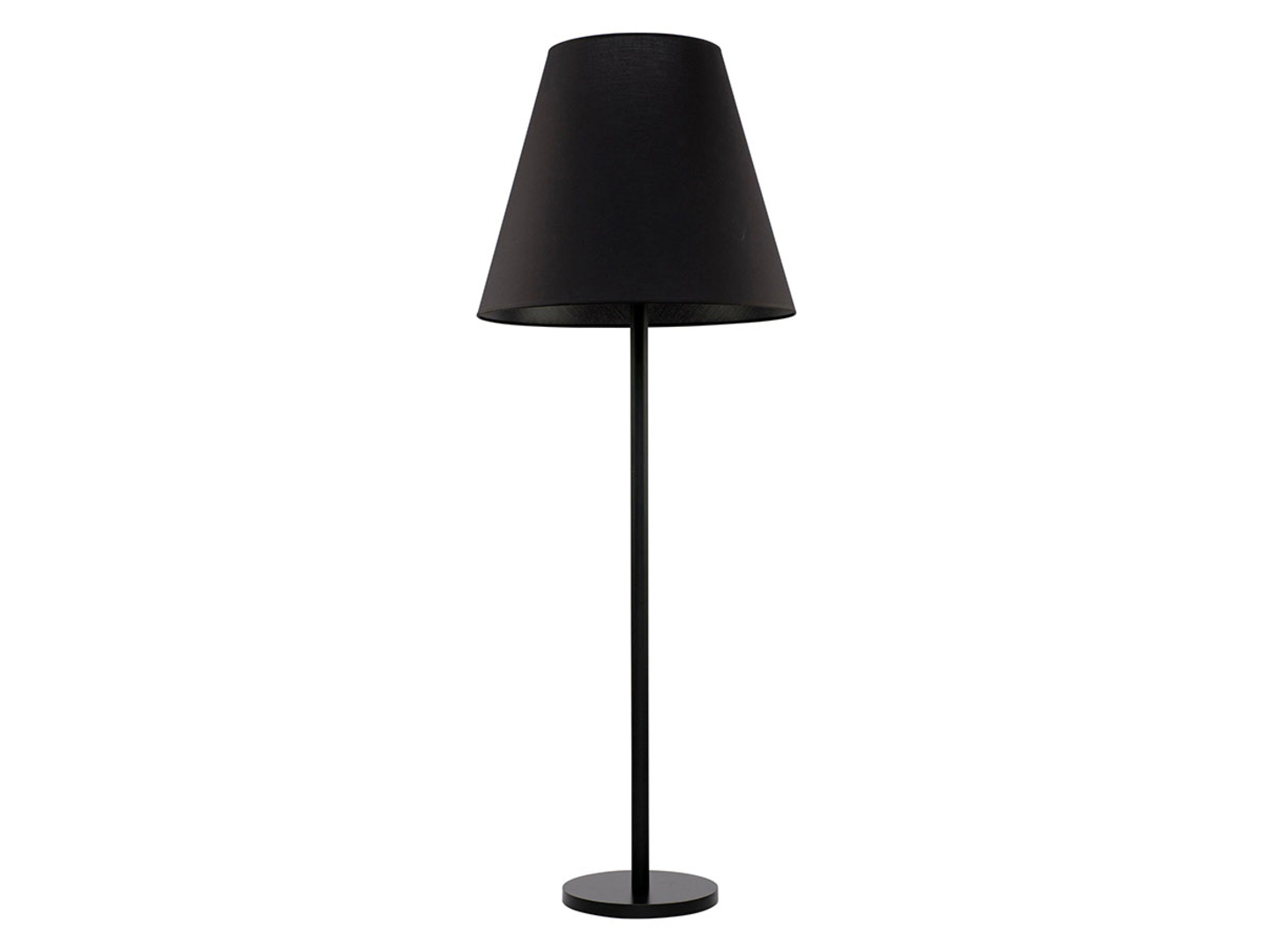 Lampa podłogowa Moss 3-punktowa tkaninowa czarna