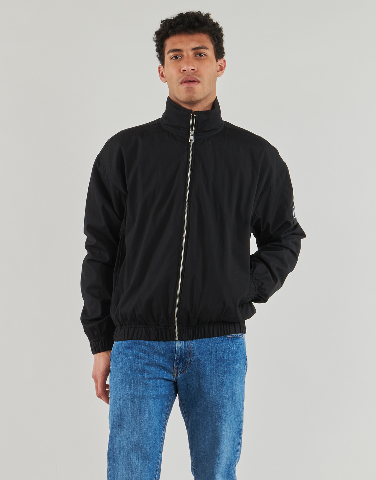 Calvin Klein Jeans - CASUAL UTILITY HARRINGTON - Black