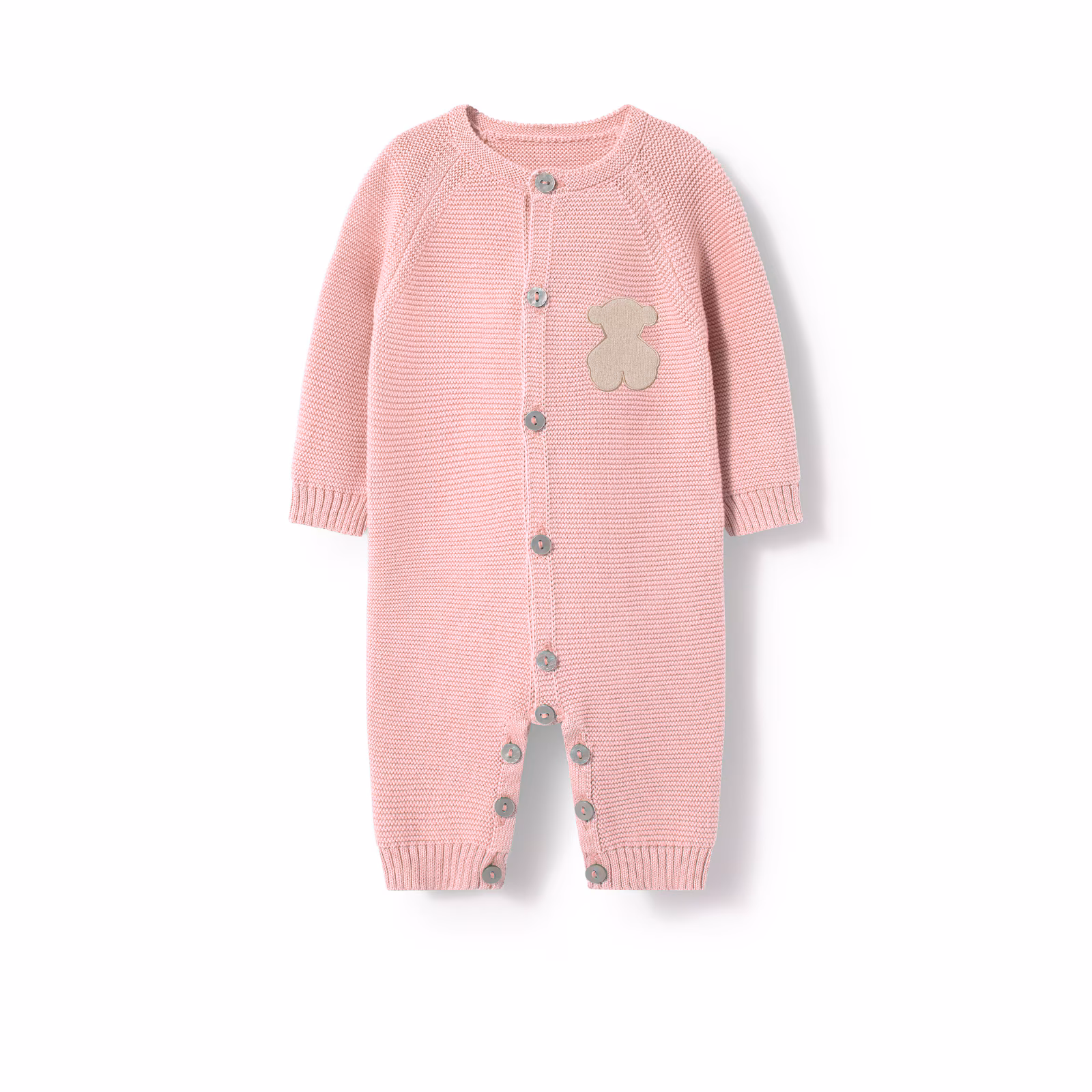 Pelele de bebé de recién nacido Tricot rosa