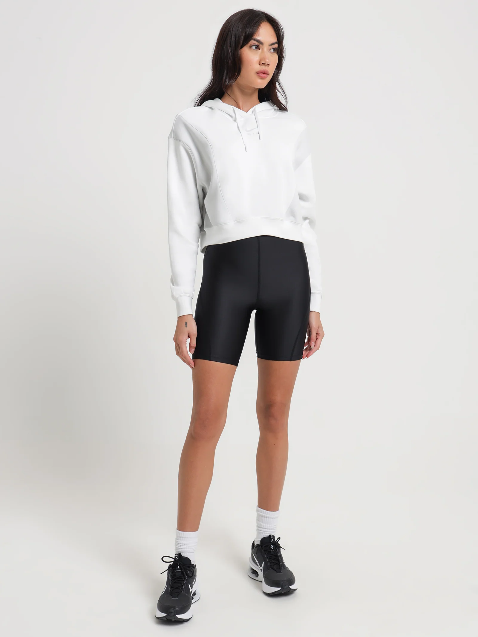 Nike Air Oversized Crop Fleece Hoodie