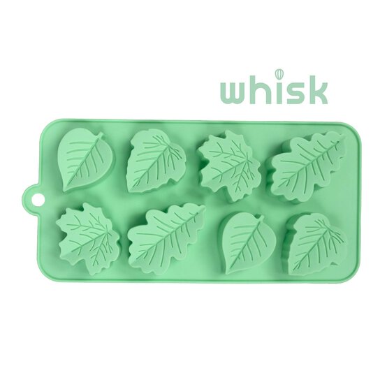 Whisk Assorted Leaf Silicone Candy Mould 8 Wells