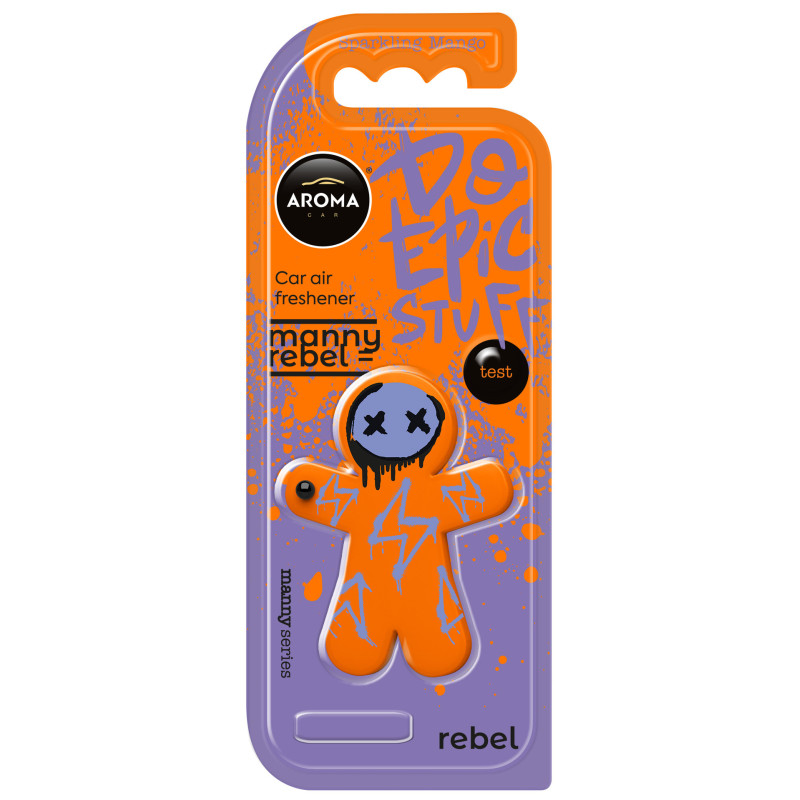Désodorisant pour voiture Manny Rebel sparkling mango AROMA CAR