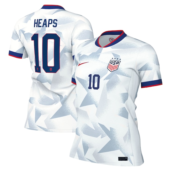 Lindsey Heaps USWNT Nike Women's 2025 Home Replica Player Jersey - White