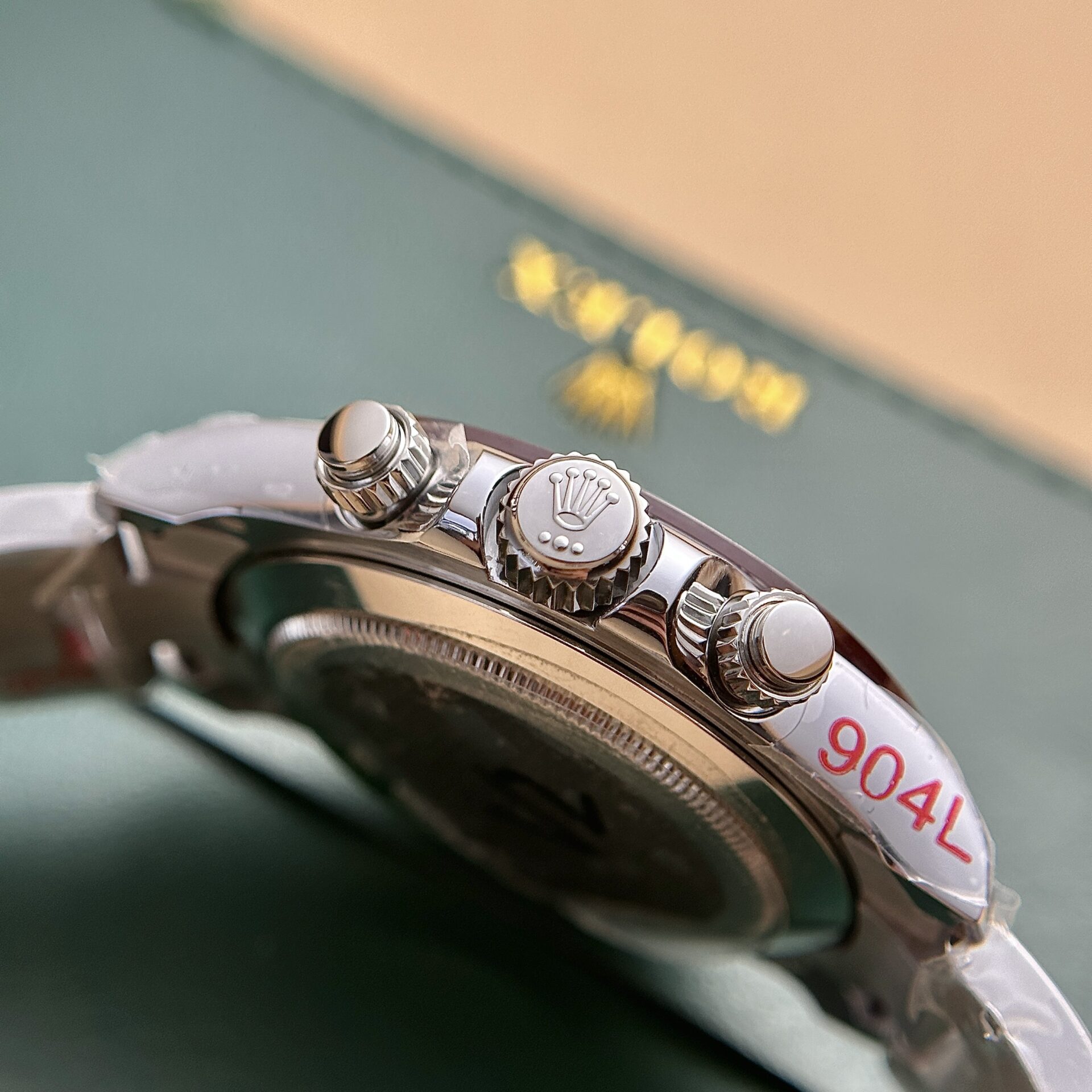 Rolex Daytona 116506 904L Steel Ice Blue Dial CZ Diamonds 40mm Oyster Super Clone