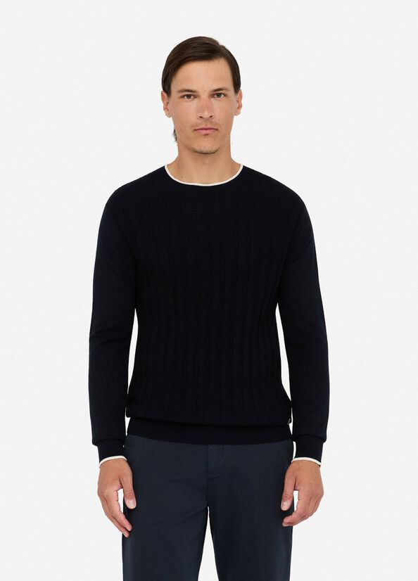 Maglia in cotone e seta