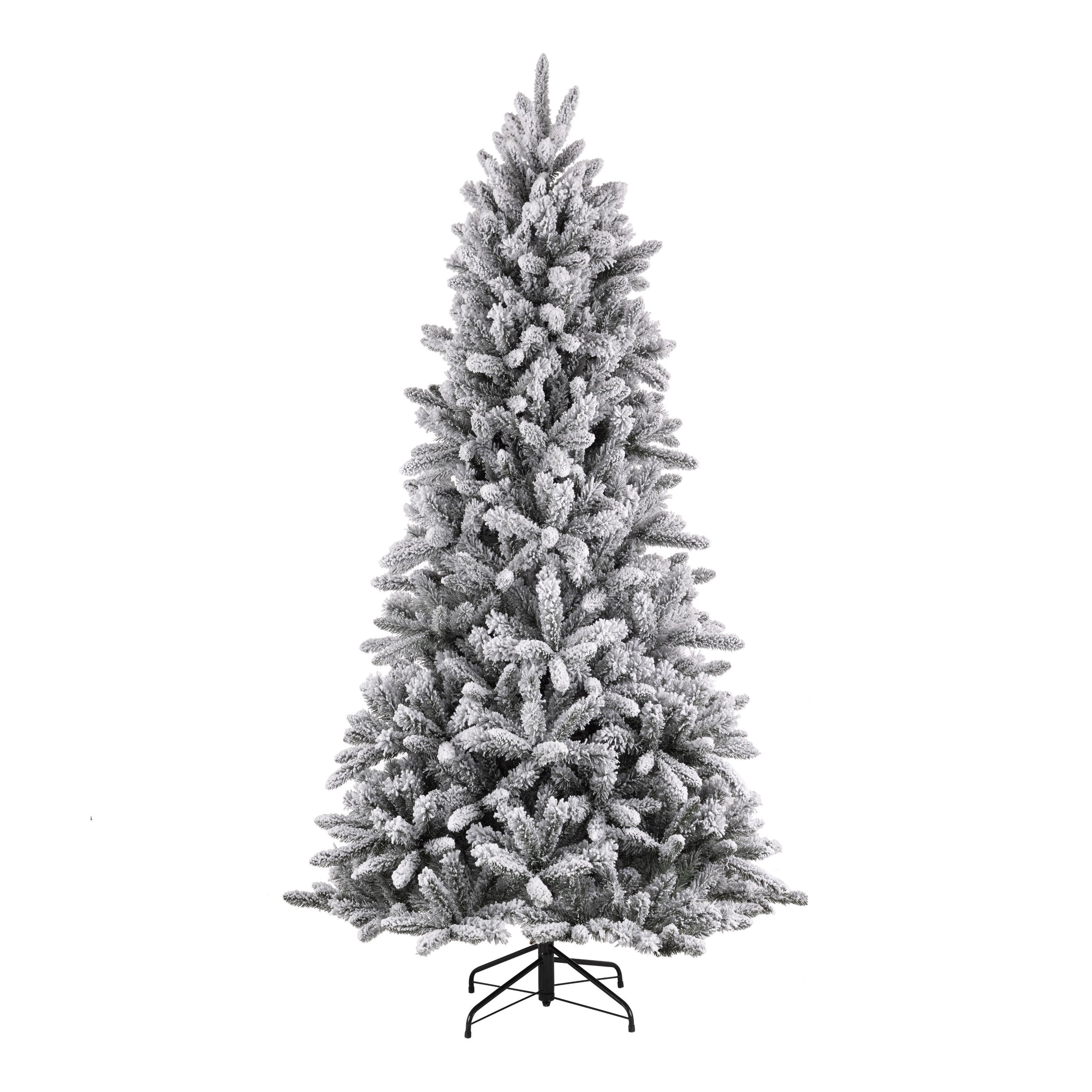 Black Box Trees Snowdon Kunst Kerstboom met Sneeuw - Kunstkerstboom H155 x Ø102 cm - Groen Frosted