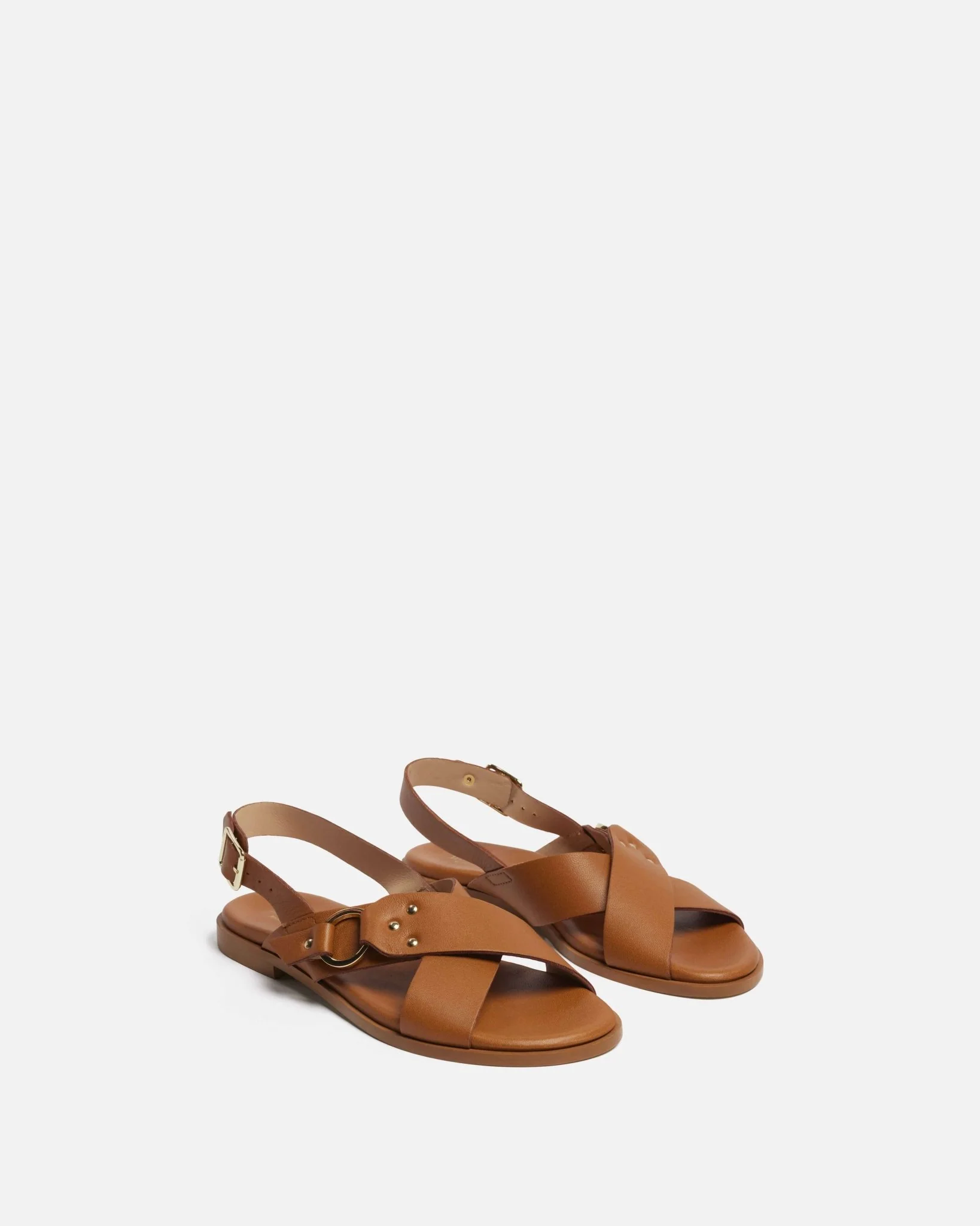 SANDALES LADDIE COGNAC