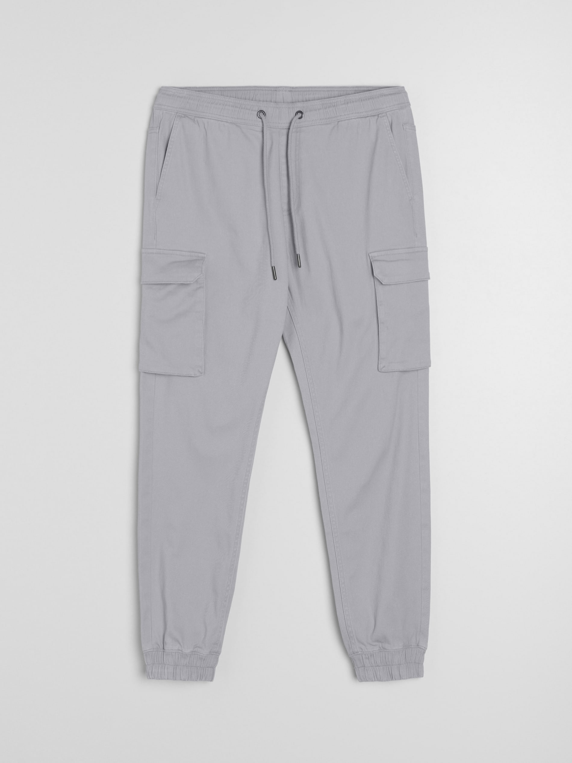 Spodnie jogger cargo ze wzorem moro