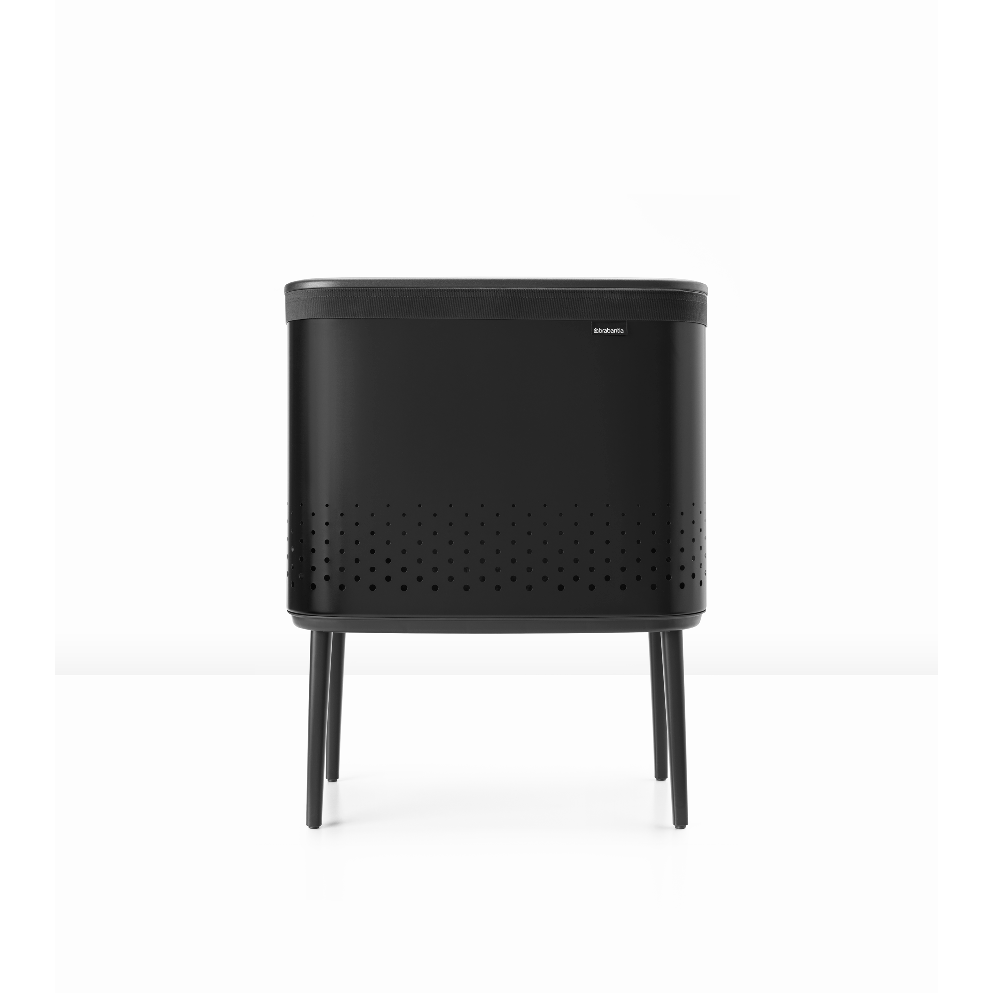 Brabantia Bo Wasbox, 60 liter, kunststof deksel - Matt Black