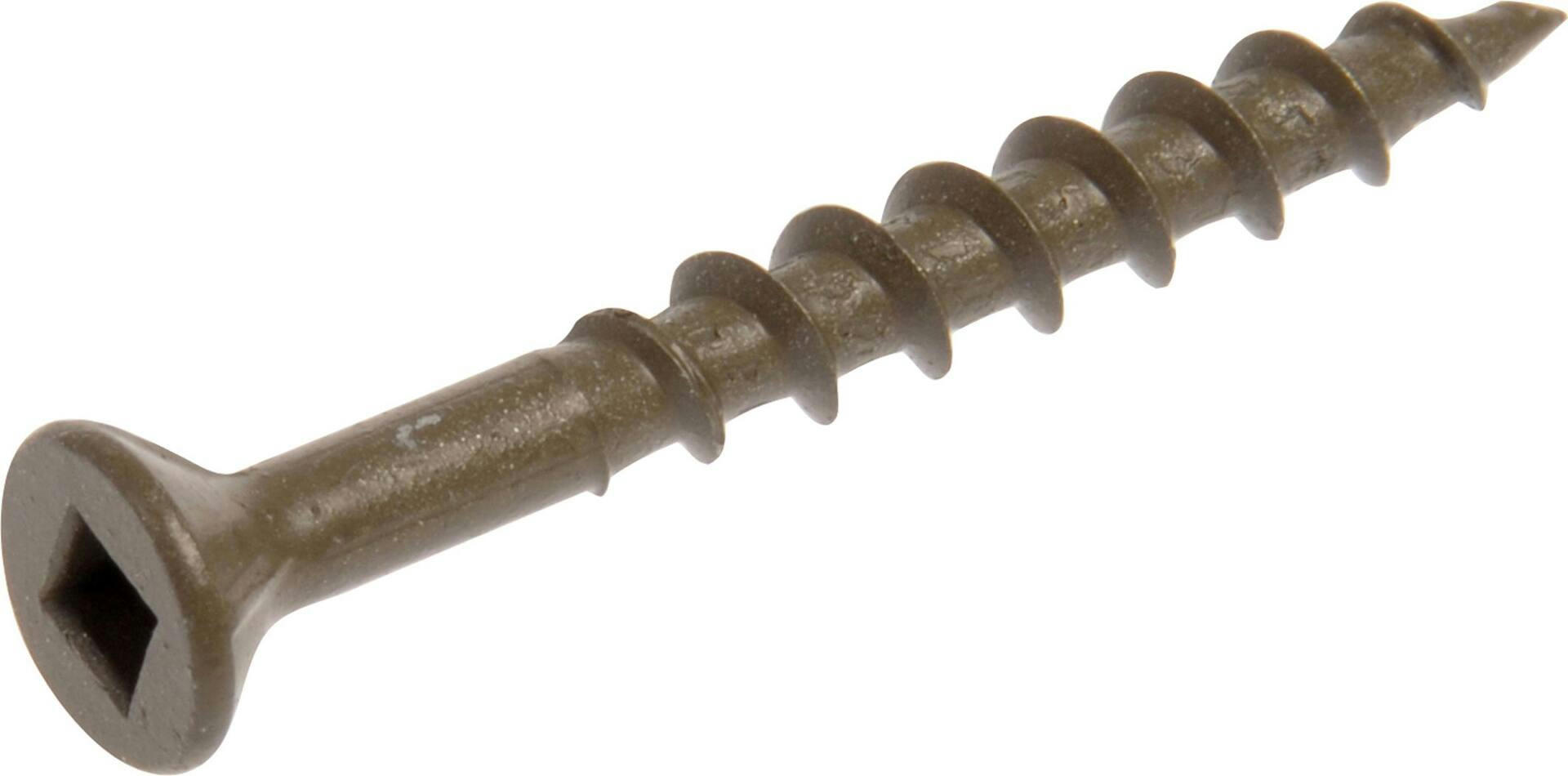Hillman Square Drive Deck Screws For Treated Lumber, Assorted Colours & Sizes, 50-pk