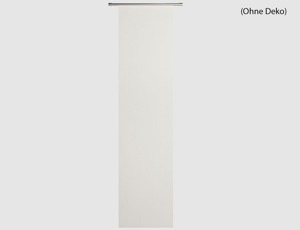 Schiebevorhang Intense Weiß