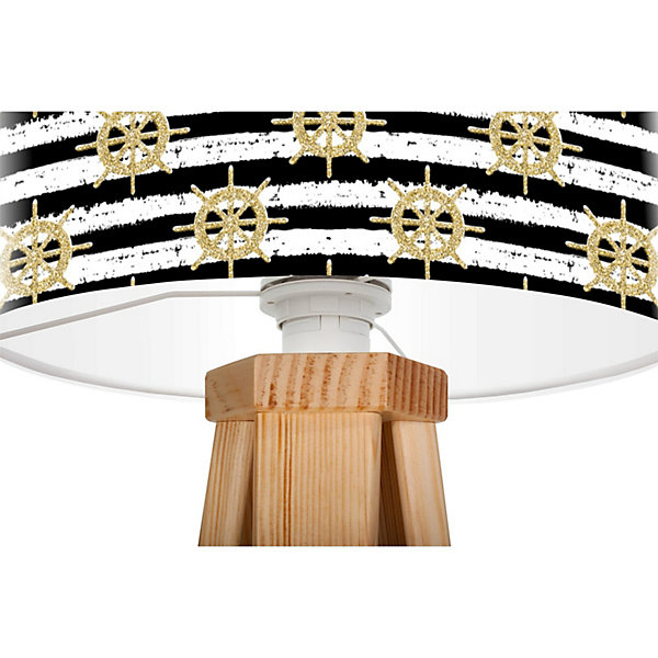 Lampe de chevet kids foto-345 30 x 30 x 45 cm Bois clair