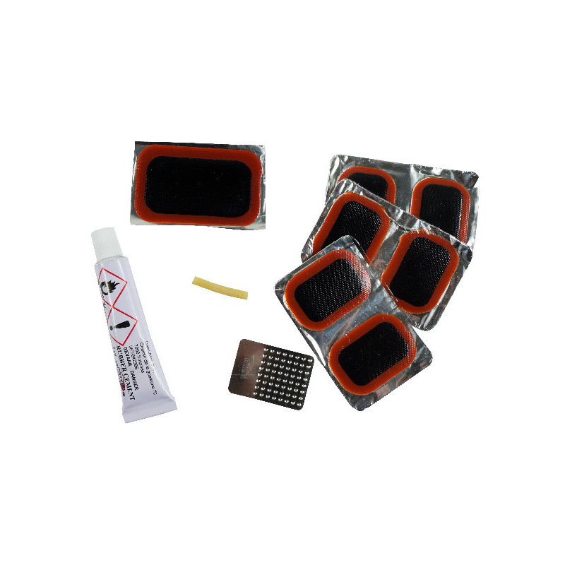 Set de réparation pour vélo avec 6 rustines