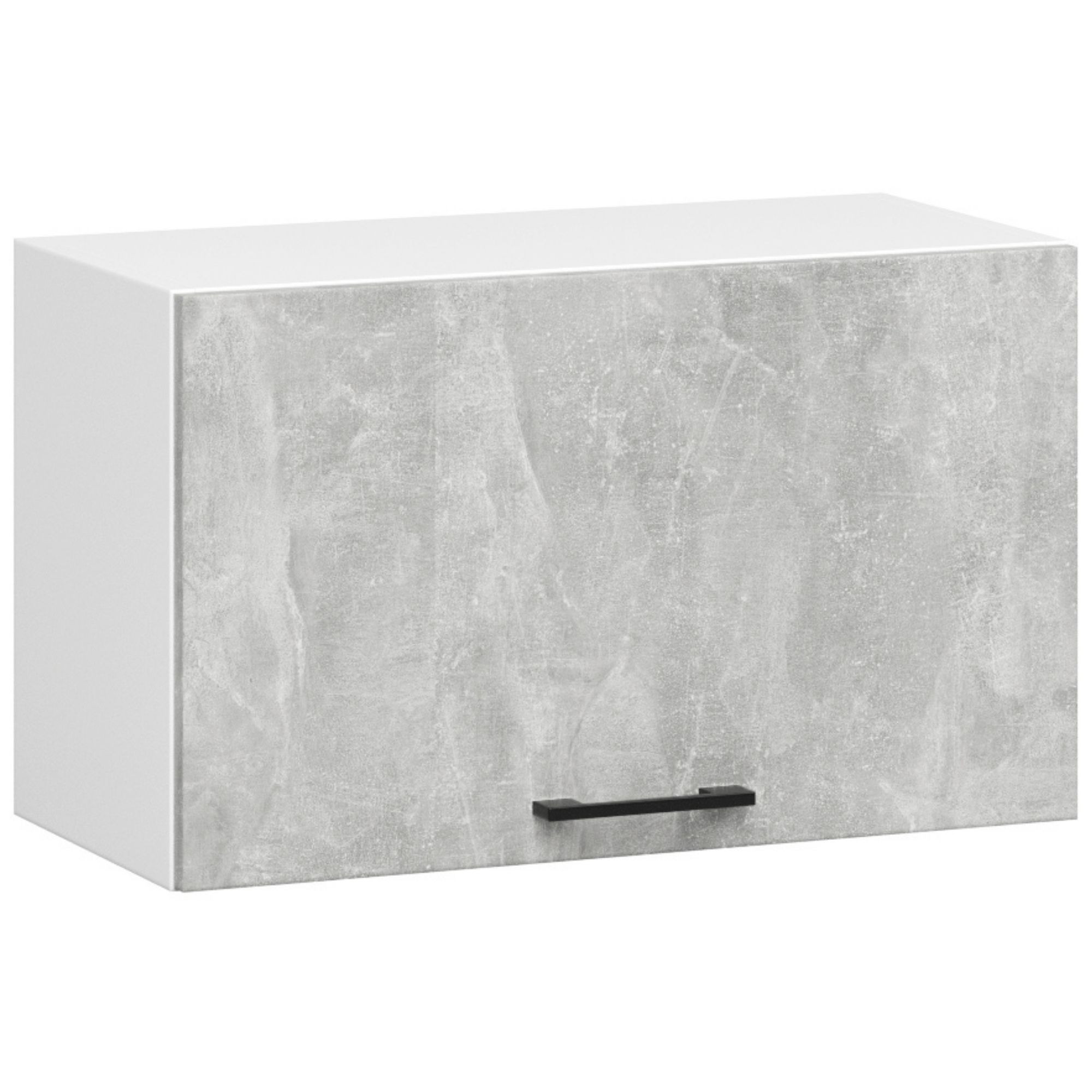 Szafka kuchenna wisząca OLIWIA Biała, Beton 60x30x29 cm