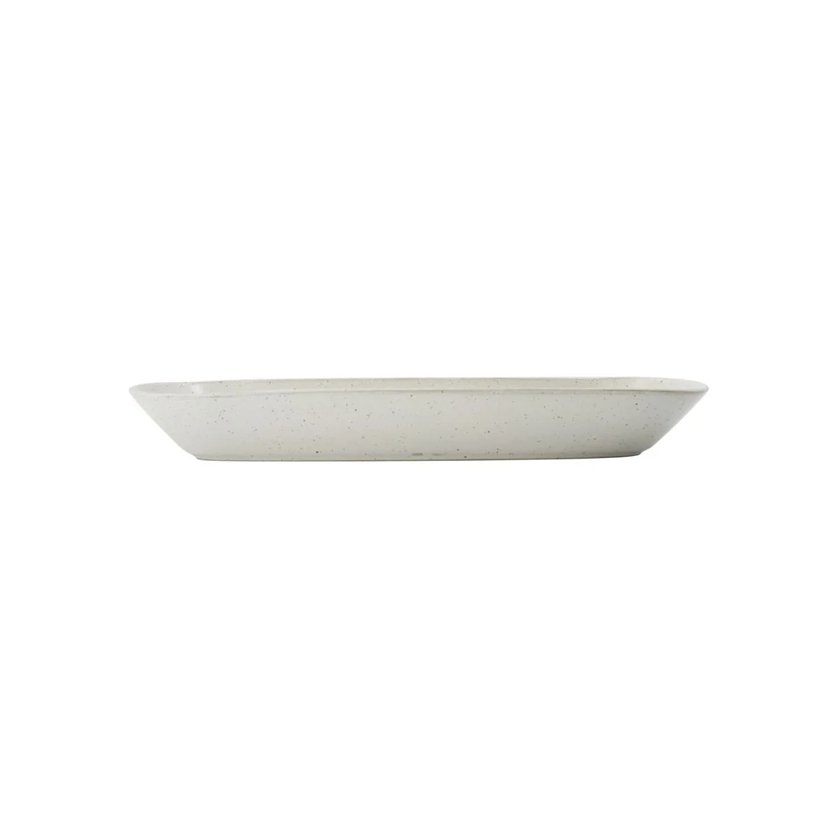House Doctor - Pion Servierschale 35 x 11.5 x 4.5 cm, grau / weiß