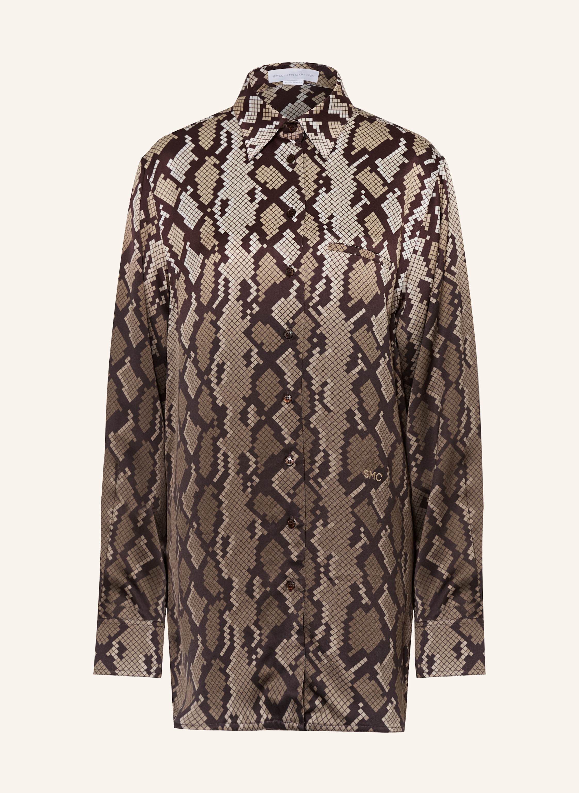 STELLA McCARTNEY Oversized-Hemdbluse aus Satin