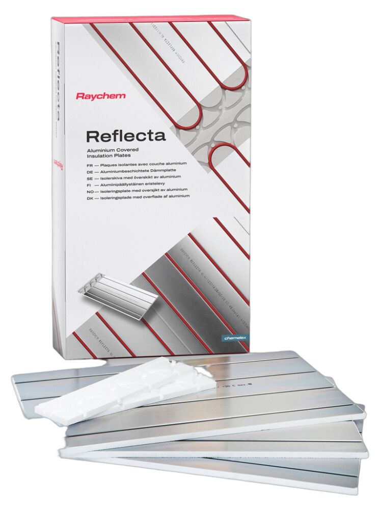 ISOLASJONSPLATE RAYCHEM REFLECTA T2RØD 3,12 M²