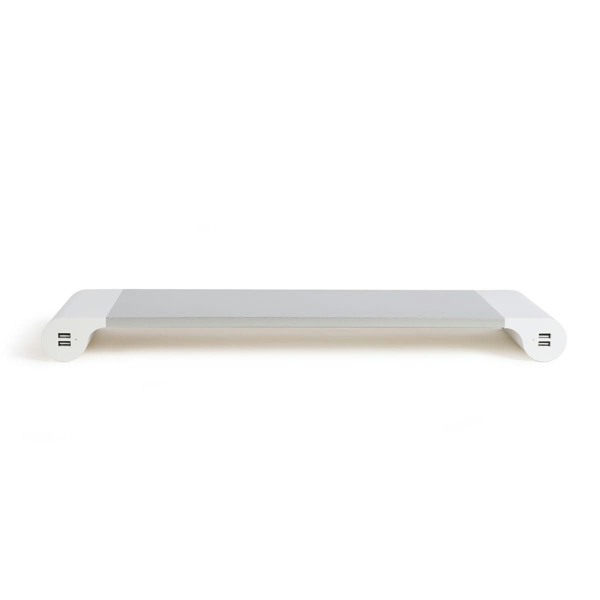 - Rehausseur ordinateur en aluminium gris