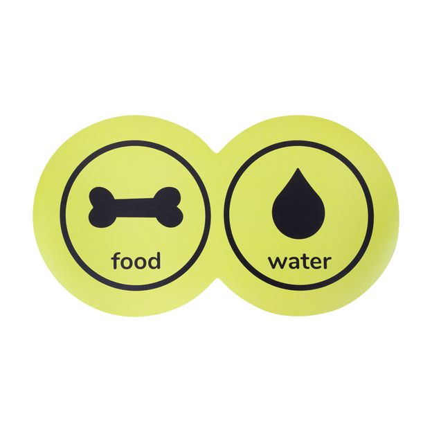 TAPETE PARA COMEDOURO PET FOOD WATER