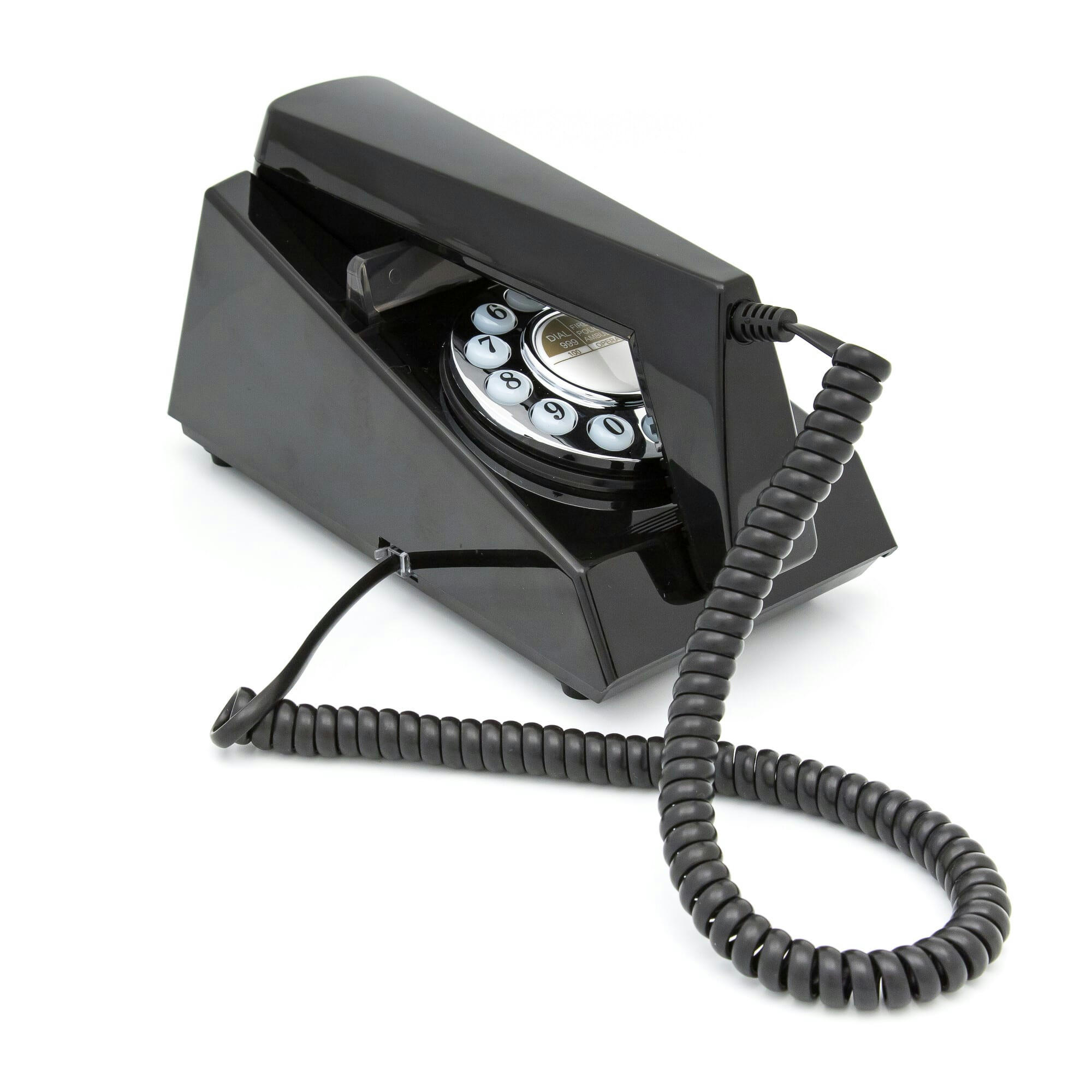 - Téléphone analogique  TRIM PHONE BLACK