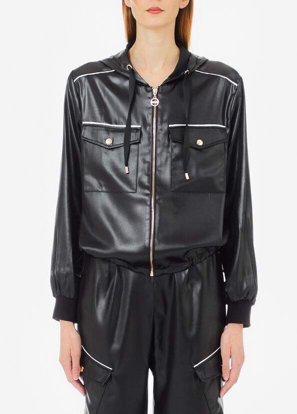 Felpa in tessuto spalmato