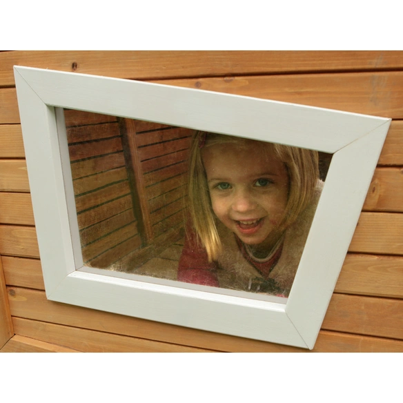 Kinderspielhaus »Emma«, BxHxT: 349 x 227 x 193 cm, Holz, braun/weiß/rot