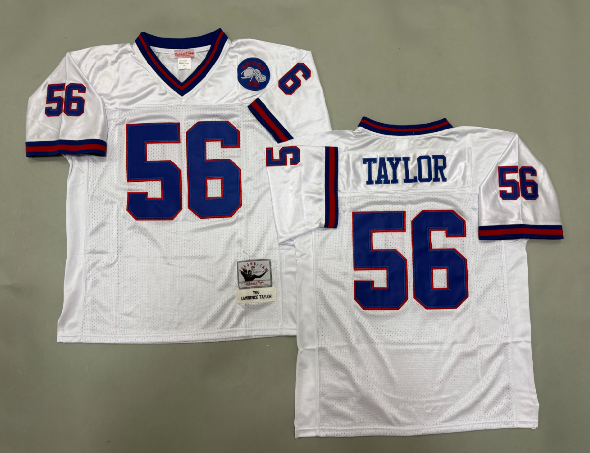Lawrence Taylor New York Giants Authentic Throwback Retired Player Jersey