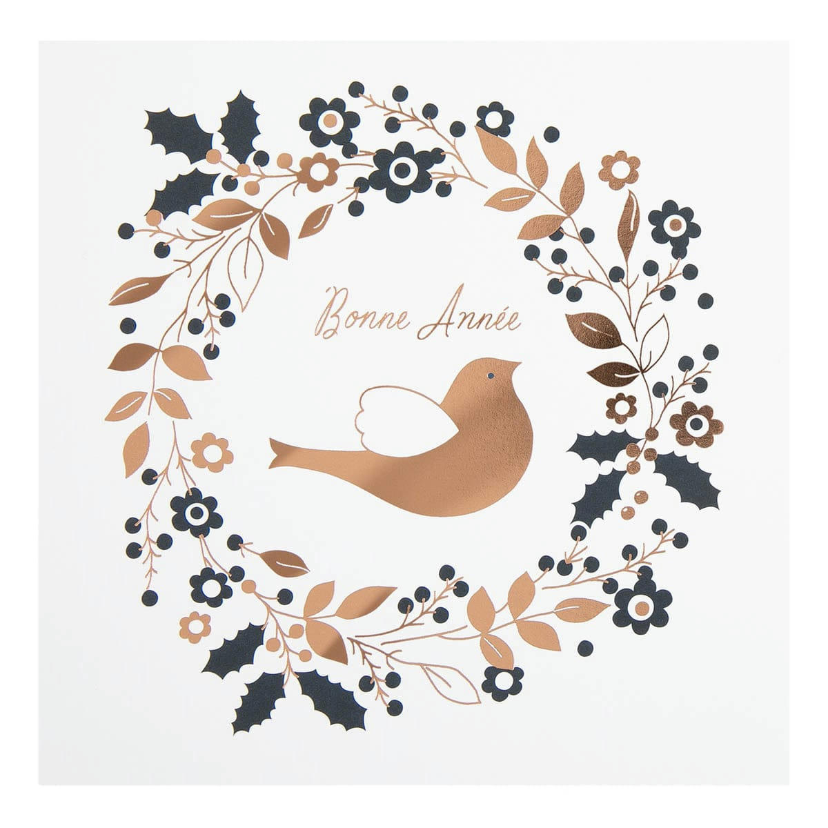 - Carte De Vœux Etincelle Couronne Oiseaux