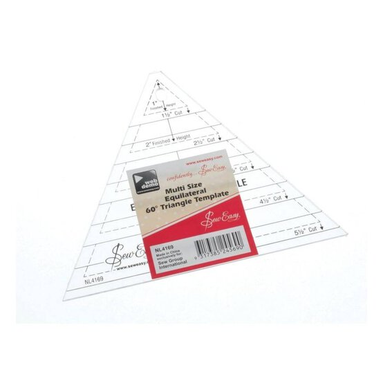 Sew Easy Equilateral Triangle Template