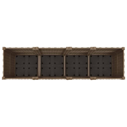 NNEVL Raised Bed 160x40x38 cm Polypropylene