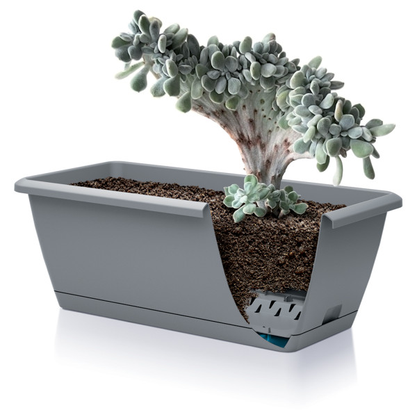 Skrzynka balkonowa z podstawką Respana Easy Care 59x19x14 cm PROSPERPLAST