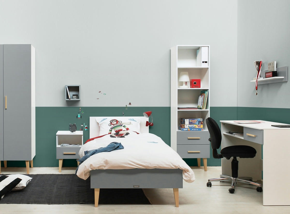 EMMA - Table de nuit gris