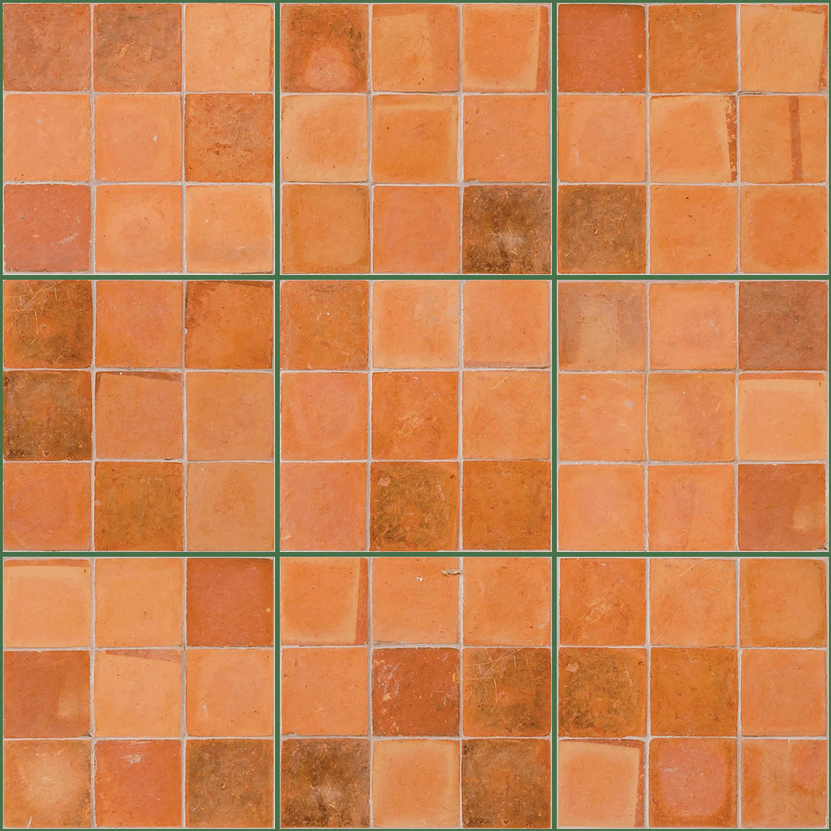 - Stickers sol 9 stickers carrelages terre cuite de molfaco 30x30cm