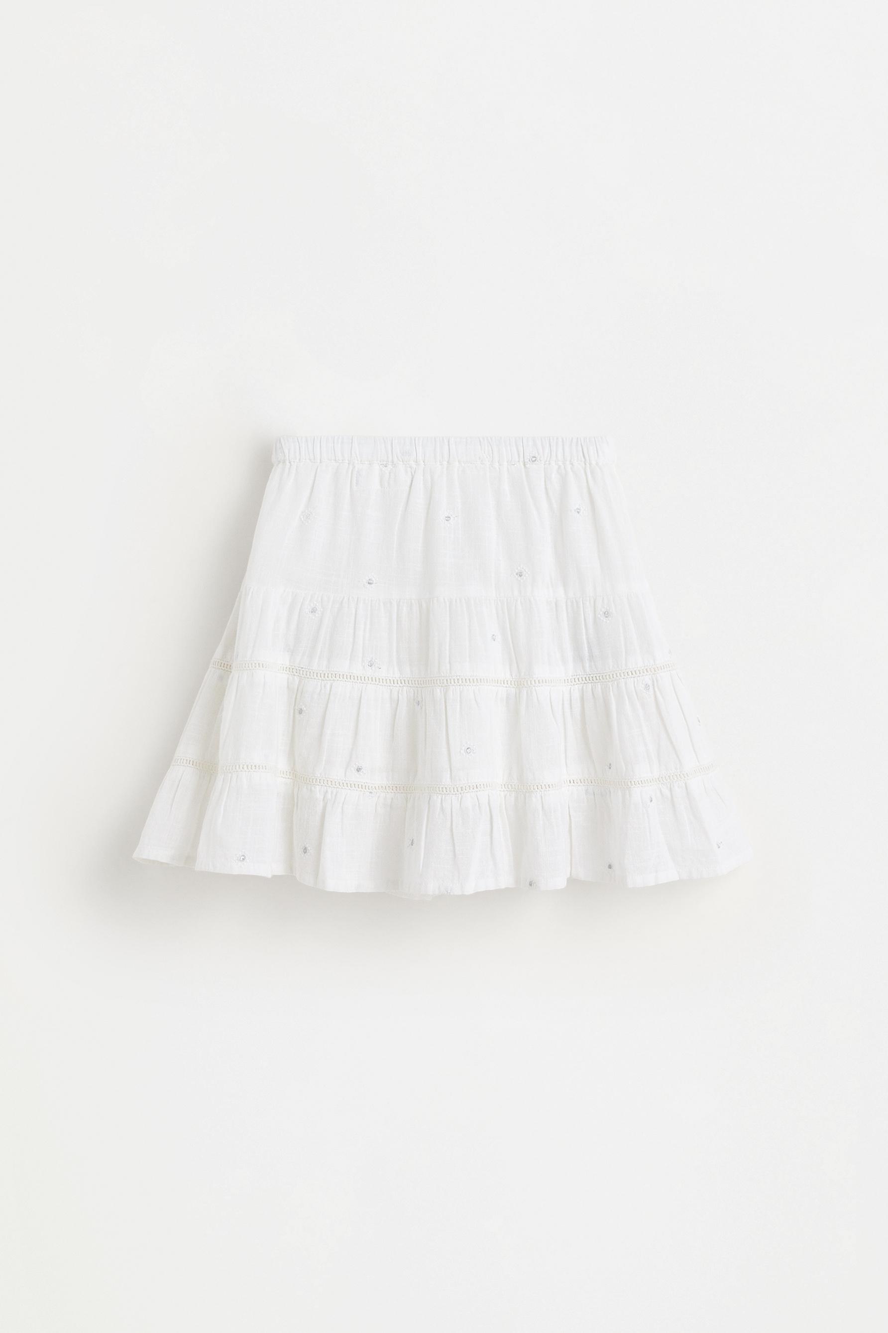 Skort bordados metalizados