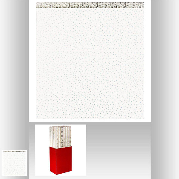 Papier cadeau transparent imprimé 500x70cm - feeric lights &christmas