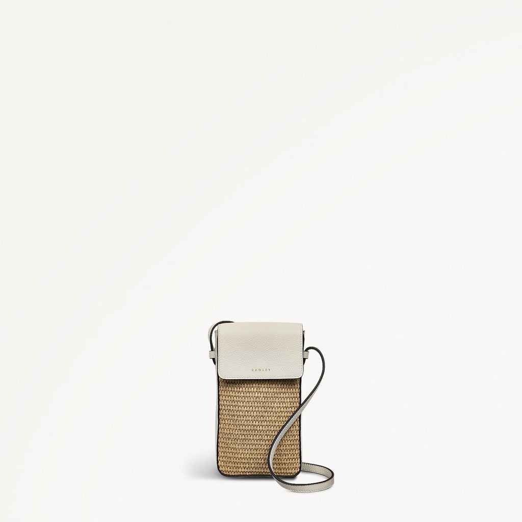 Bishops Lane - Straw Medium Phone Cross Body Bag - OSE11748