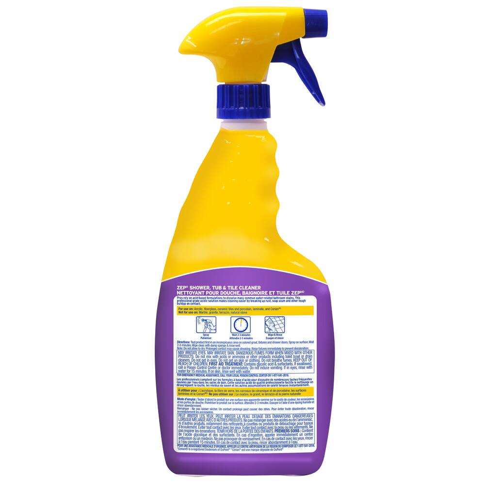 Zep Shower, Tub & Tile Bathroom Cleaner Spray, 946-mL
