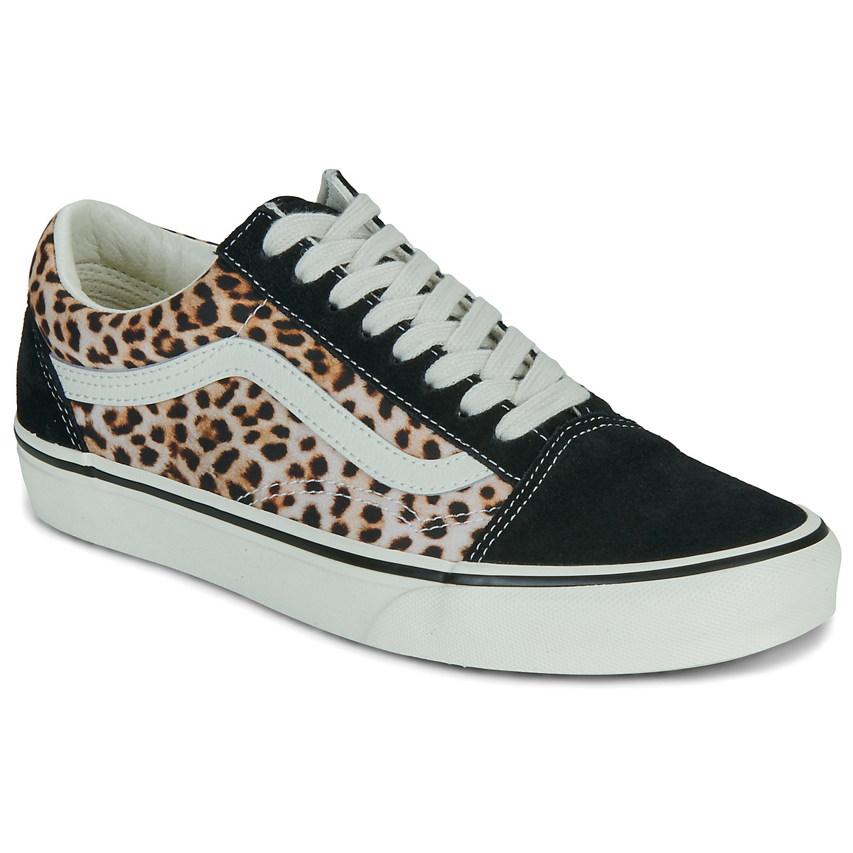 Vans - Old Skool BLACK/LEOPARD - Black / Leopard