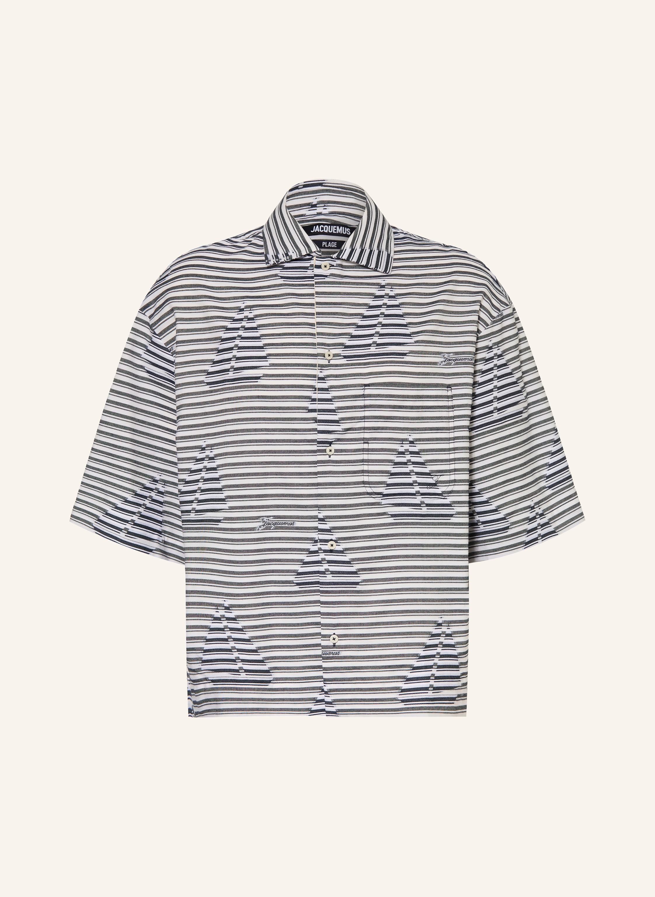 JACQUEMUS Kurzarm-Hemd LA CHEMISE PLAGE Comfort Fit