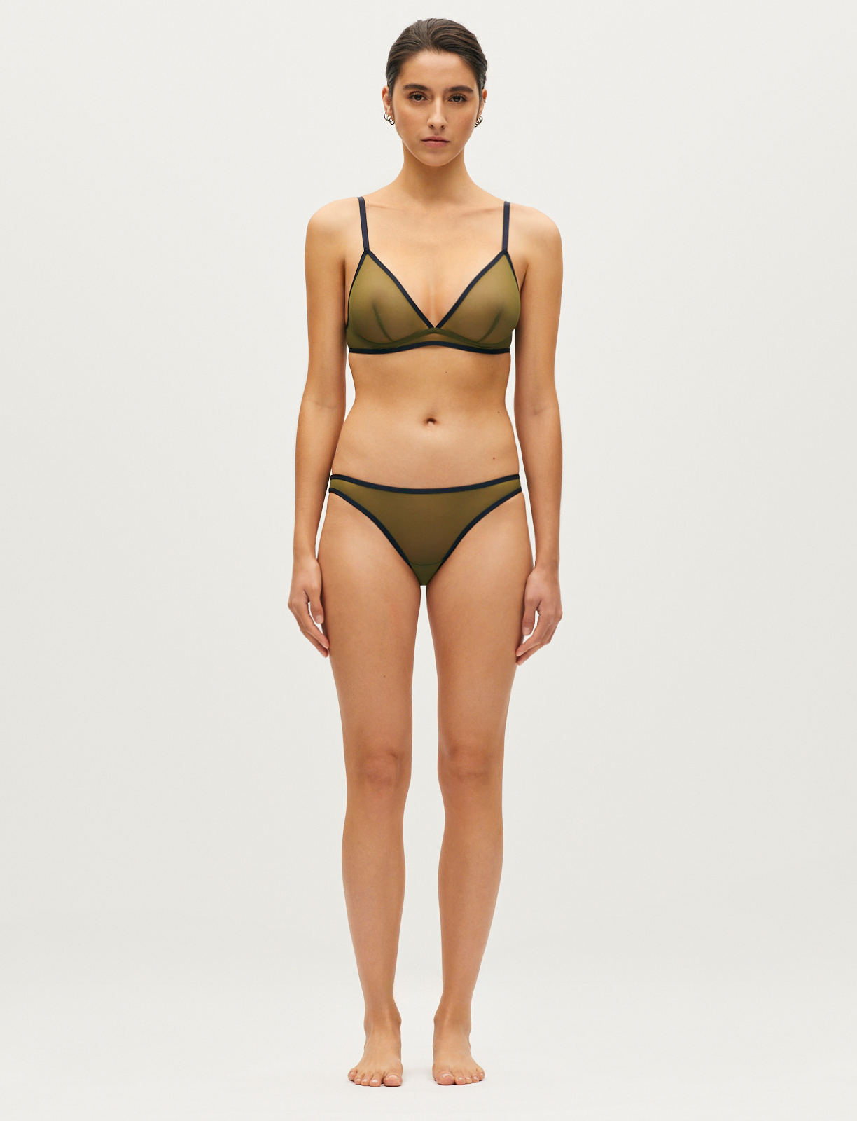 Soutien-gorge sans armatures CHERI TULLE BICOLORE