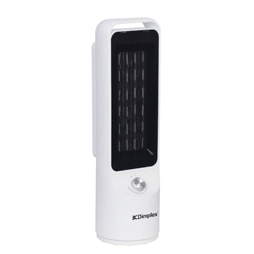 Dimplex 2kW Tall Ceramic Heater w/ Manual Controls | White / Black DHCERA20M