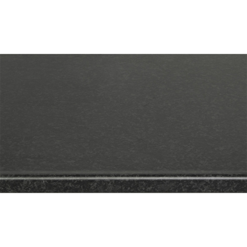 Plan de travail avec bord arrondi en bois aggloméré graphite 182 x 60 x 2,8 cm CANDO