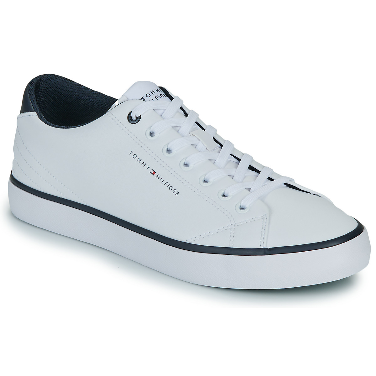 Tommy Hilfiger - TH HI VULC CORE LOW LEATHER - White